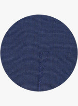 Navy Blue Textured Slim Fit Formal Shirt